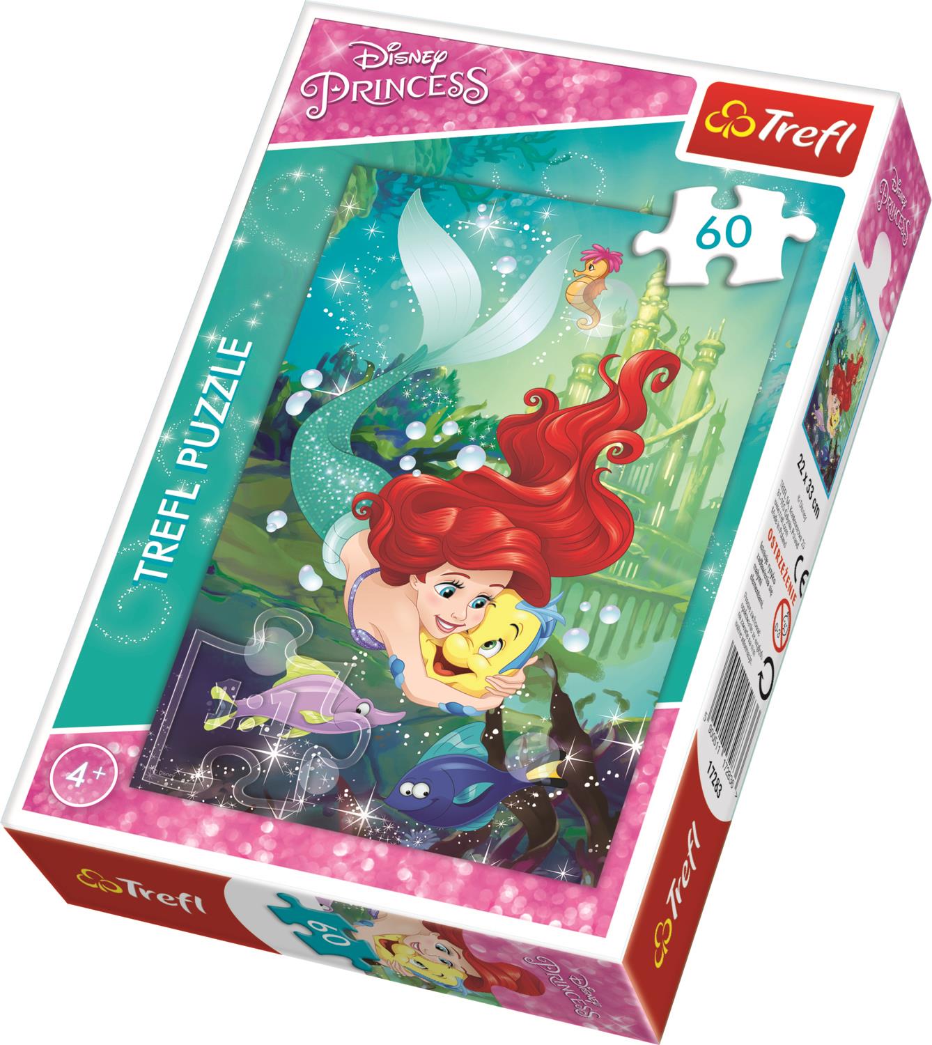 Trefl Çocuk Puzzle 17283 Princess Ariel And Her Friends, Disney 60 Parça Puzzle