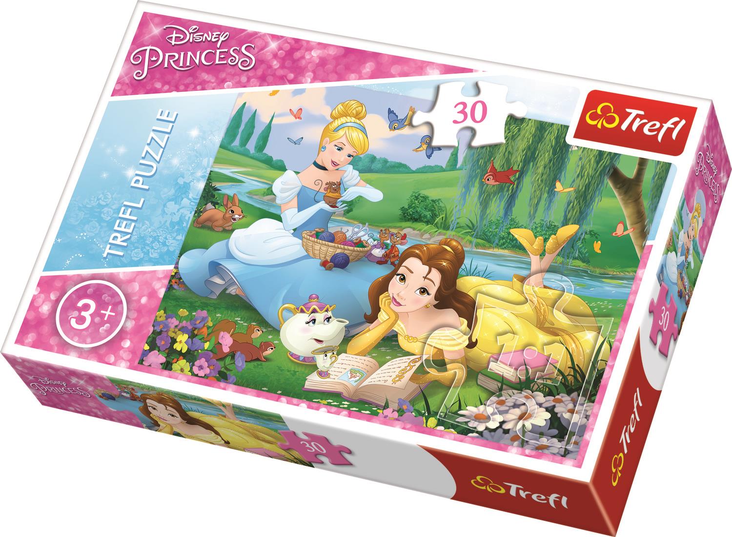 Trefl Çocuk Puzzle 18223 Princess Belle And Cinderella, Disney 30 Parça Puzzle