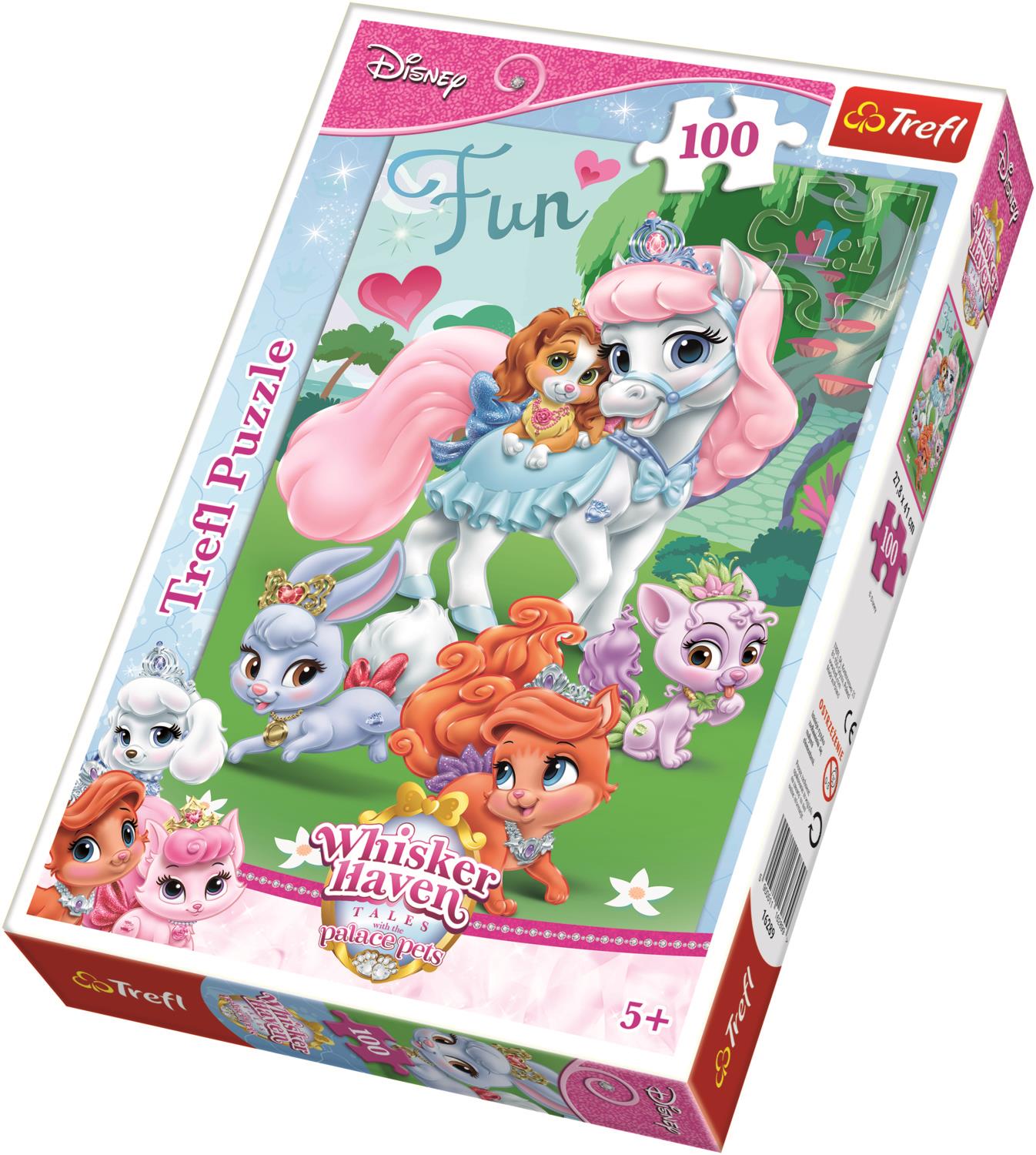 Trefl Çocuk Puzzle 16289 Princess Playing In The Garden, Disney 100 Parça Puzzle