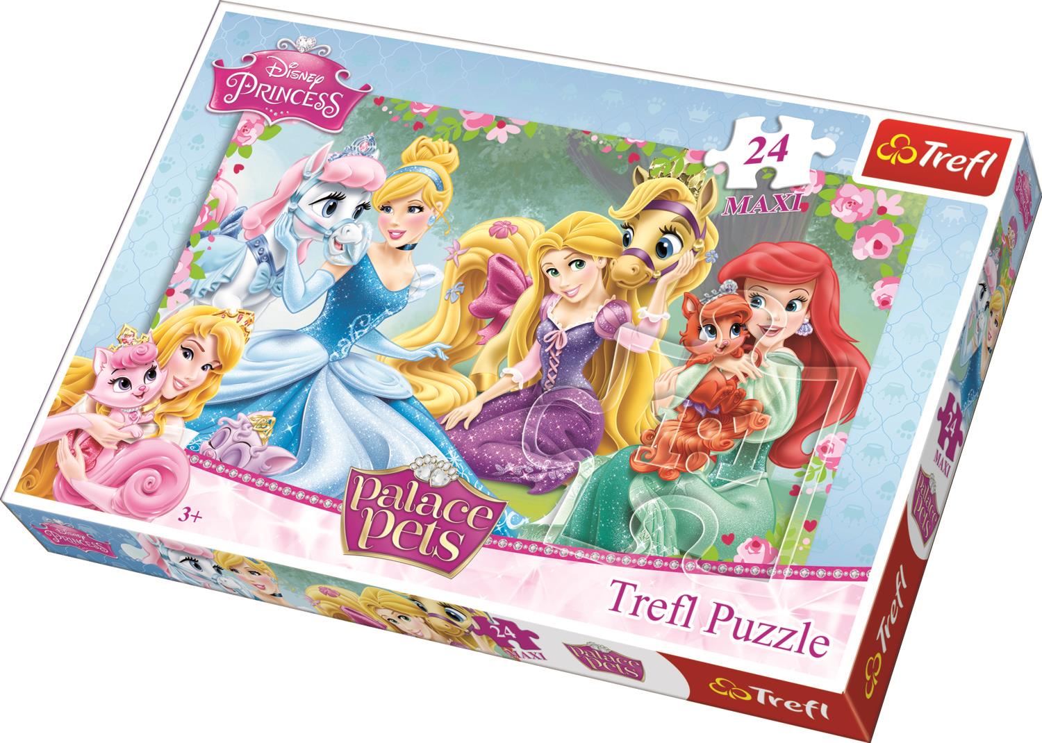 Trefl Çocuk Puzzle 14223 Princess Resting In Garden, Disney 24 Parça Maxi Puzzle