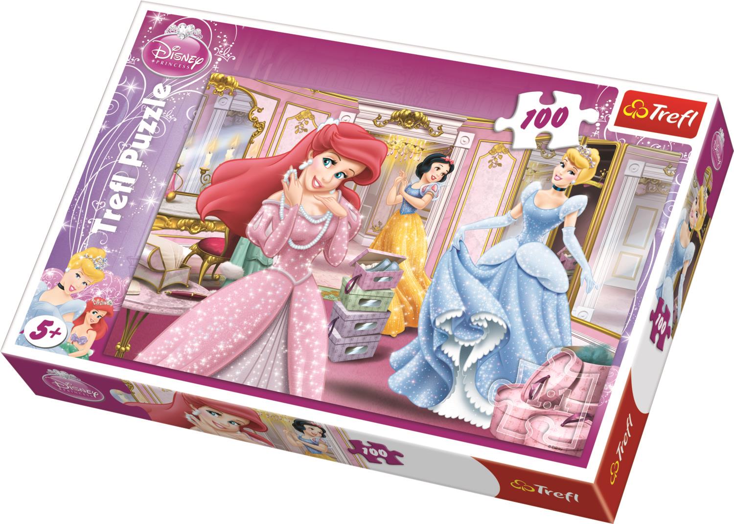 Trefl Çocuk Puzzle 16186 Princess Set Up For A Gala, Disney 100 Parça Puzzle
