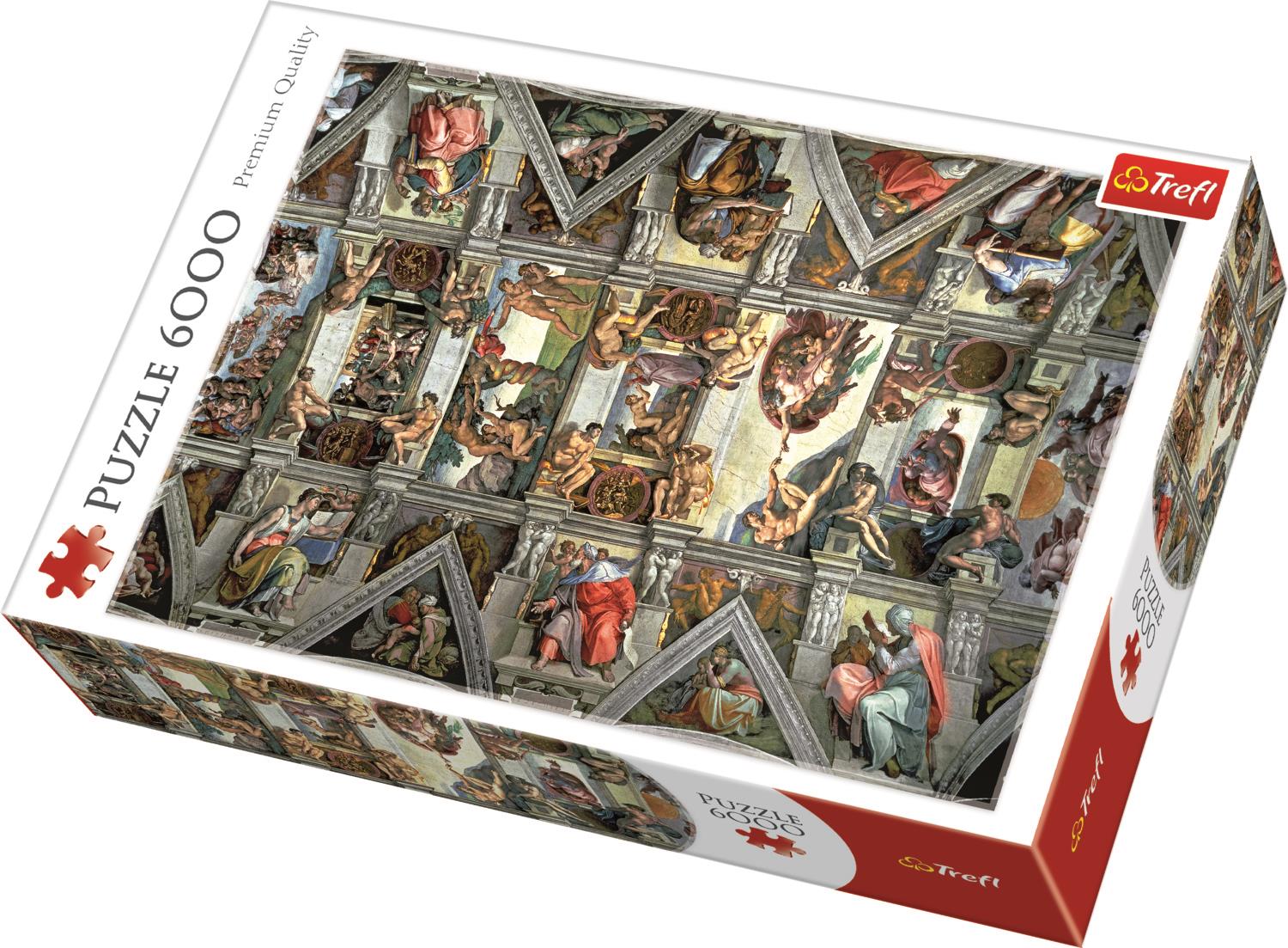 Trefl Puzzle 65000 Sistine Chapel Ceiling 6000 Parça Puzzle