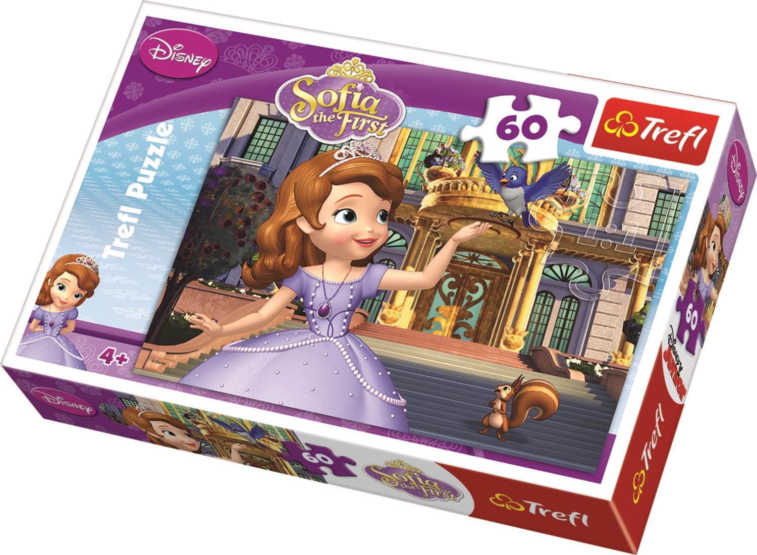 Trefl Çocuk Puzzle 17239 Sofia The First In Front Of Palace, Disney 60 Parça Puzzle