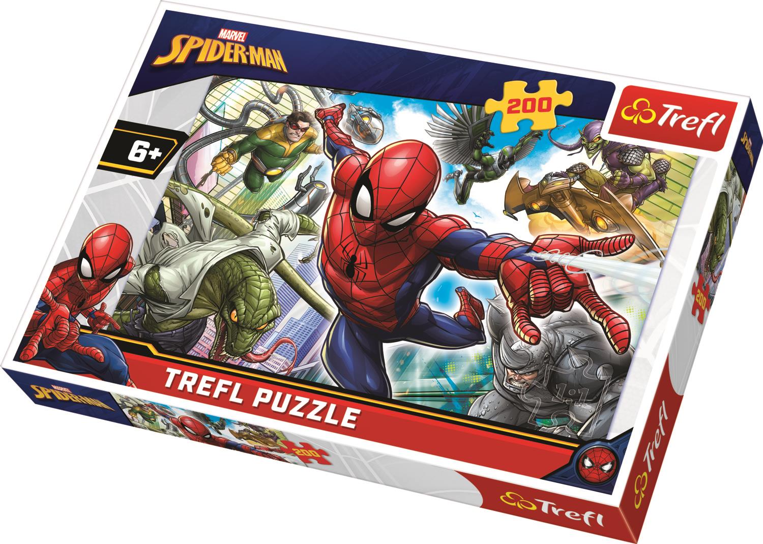 Trefl Çocuk Puzzle 13235 Spiderman Born To Be A Superhero, Marvel 200 Parça Puzzle
