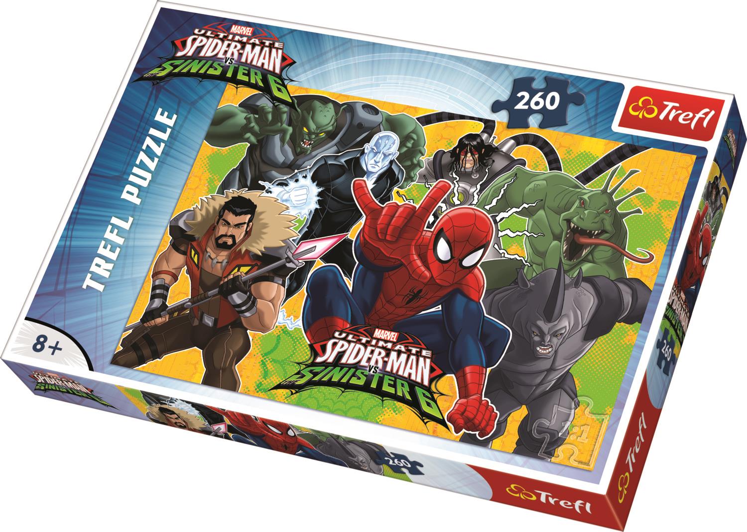 Trefl Çocuk Puzzle 13218 Spiderman In Action, Marvel 260 Parça Puzzle