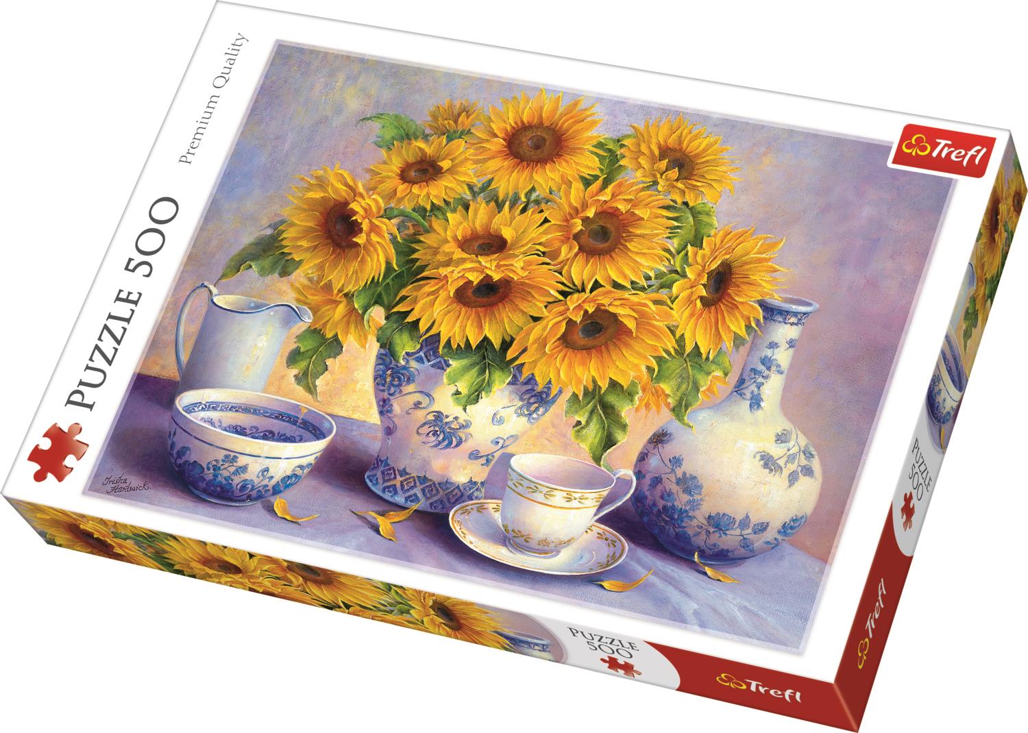 Trefl Puzzle 37293 Sunflowers, DDFA 500 Parça Puzzle