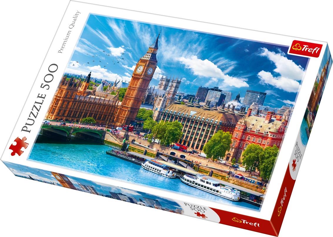 Trefl Puzzle 37329 Sunny Day İn London 500 Parça Puzzle