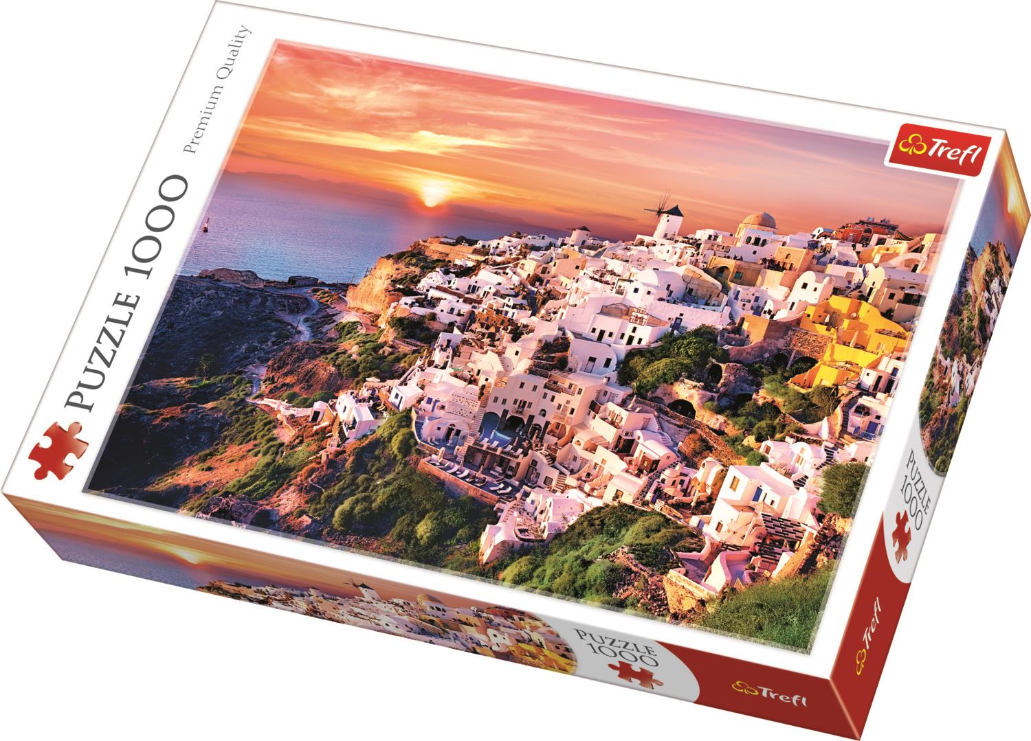 Trefl Puzzle 10435 Sunset Over Santorini 1000 Parça Puzzle