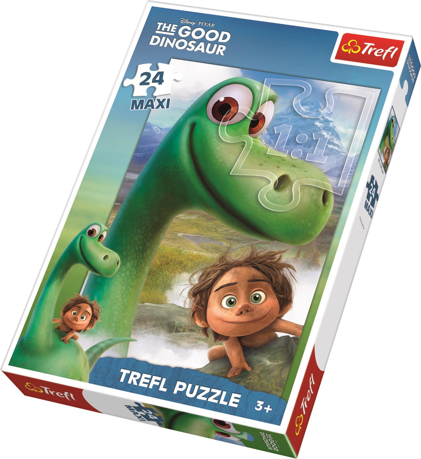 Trefl Çocuk Puzzle 14232 The Good Dinosaur, Disney 24 Parça Maxi Puzzle