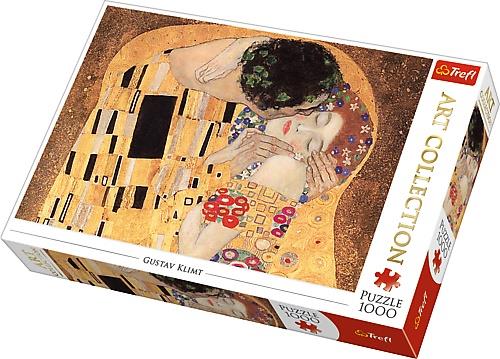 Trefl Puzzle 10559 The Kiss, Gustav Klimt 1000 Parça Puzzle
