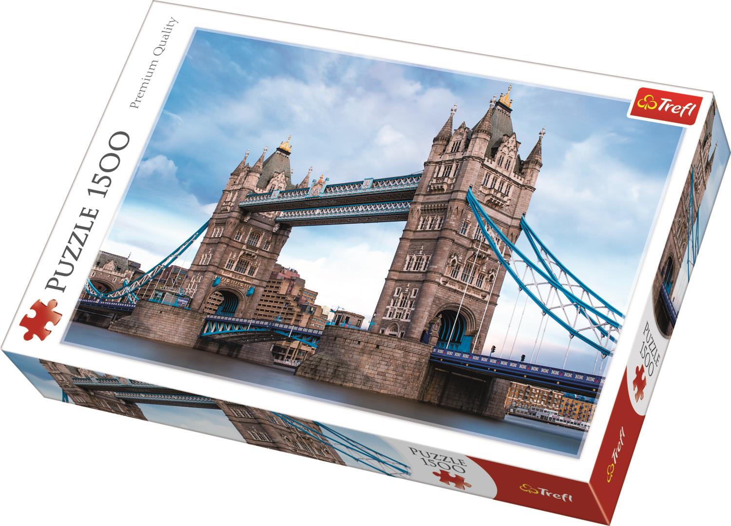 Trefl Puzzle 26140 Tower Bridge Over Thames River, England 1500 Parça Puzzle