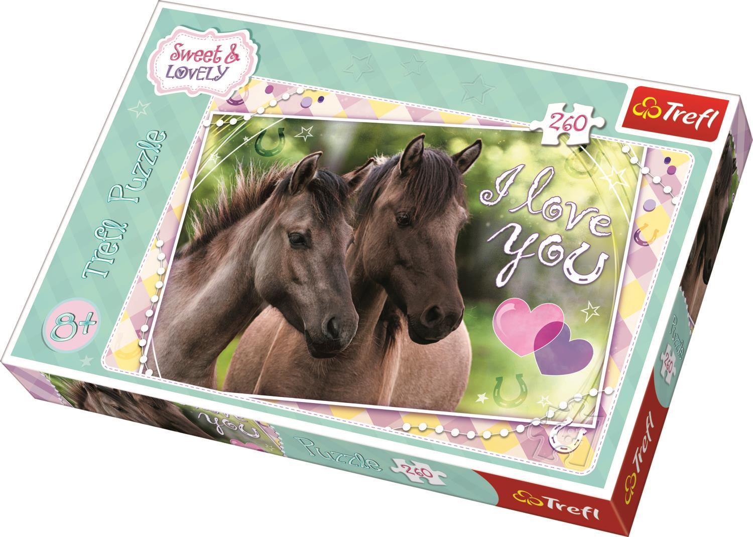 Trefl Çocuk 13213 Puzzle We Love Horses 200 Parça Puzzle