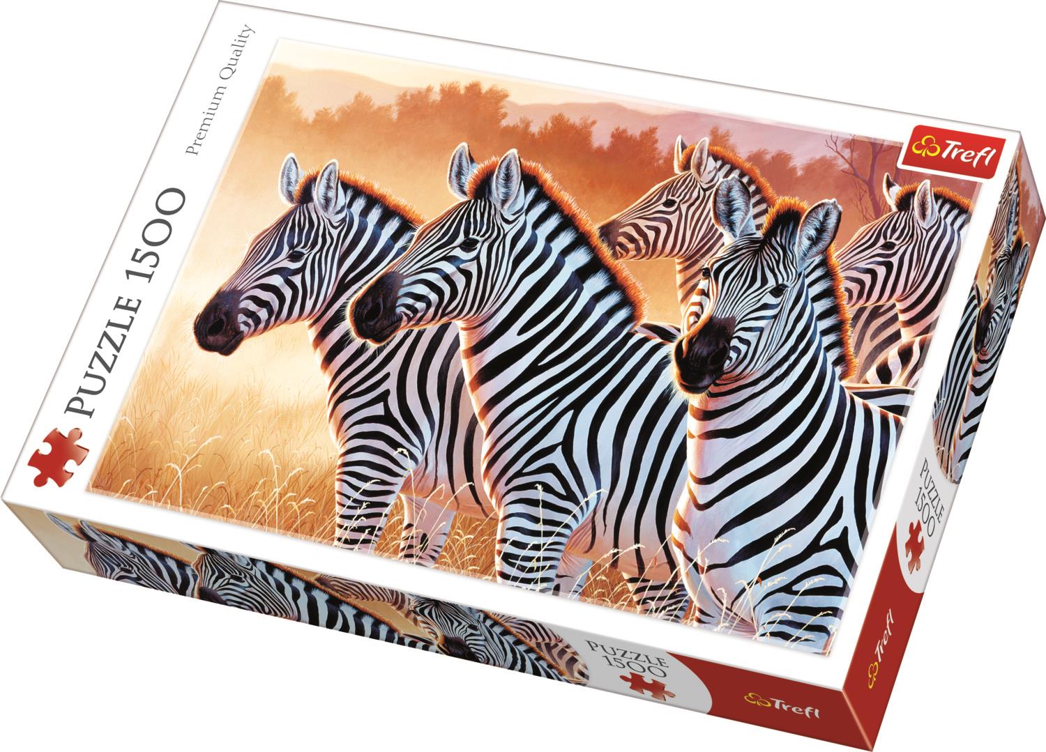 Trefl Puzzle 26129 Zebras 1500 Parça Puzzle